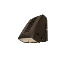 MaxLite WallMax Adjustable Thin Full Cutoff LED Wall Pack - 9,800 Max Lumens - 50 | 60 | 75W - Photocell - 120-277V - Bronze