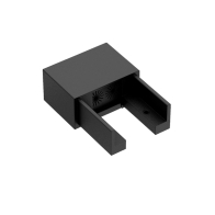 WAC Lighting Outdoor Track End Cap - Black