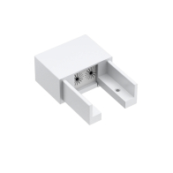 WAC Lighting Outdoor Track End Cap - White