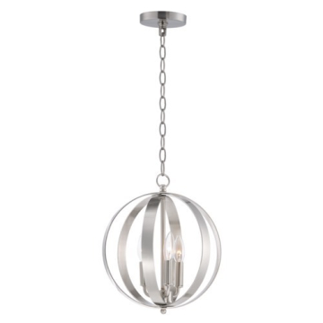 Maxim Lighting Provident 14.5" 3-Light Chandelier - 120V - Satin Nickel