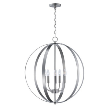 Maxim Lighting Provident 27" 5-Light Chandelier - 120V - Satin Nickel