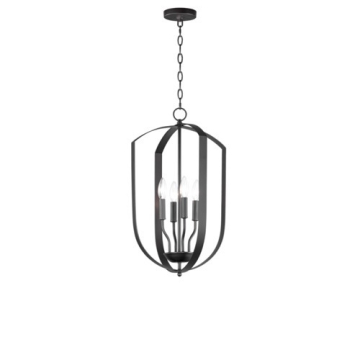 Maxim Lighting Provident 23.5" 4-Light Chandelier - 120V - Black