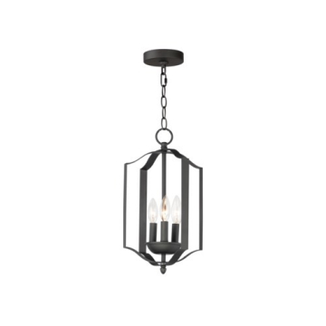 Maxim Lighting Provident 16" 3-Light Chandelier - 120V - Black