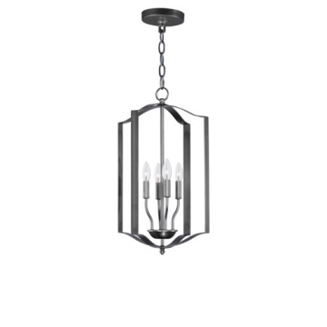 Maxim Lighting Provident 24" 4-Light Chandelier - 120V - Black