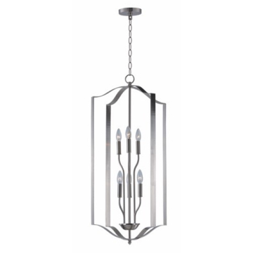 Maxim Lighting Provident 36" 6-Light Chandelier - 120V - Satin Nickel