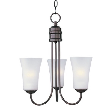 Maxim Lighting Logan 3-Light Chandelier - 120V - Oil Rubbed Bronze