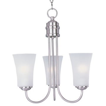 Maxim Lighting Logan 3-Light Chandelier - 120V - Satin Nickel