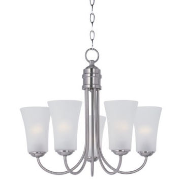Maxim Lighting Logan 5-Light Chandelier - 120V - Satin Nickel