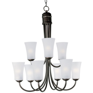 Maxim Lighting Logan 9-Light Chandelier - 120V - Oil Rubbed Bronze
