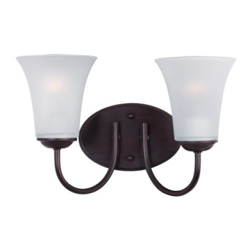 Maxim Lighting Logan 2-Light Bath Vanity Light - 120V - Oil Rubbed Bronze