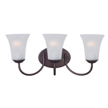Maxim Lighting Logan 3-Light Bath Vanity Light - 120V - Oil Rubbed Bronze
