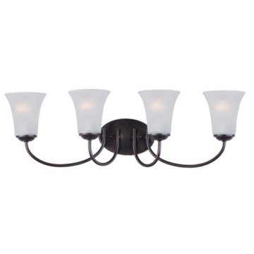 Maxim Lighting Logan 4-Light Bath Vanity Light - 120V - Oil Rubbed Bronze