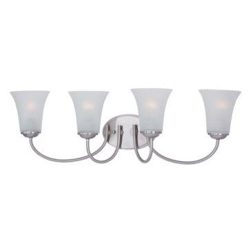 Maxim Lighting Logan 4-Light Bath Vanity Light - 120V - Satin Nickel