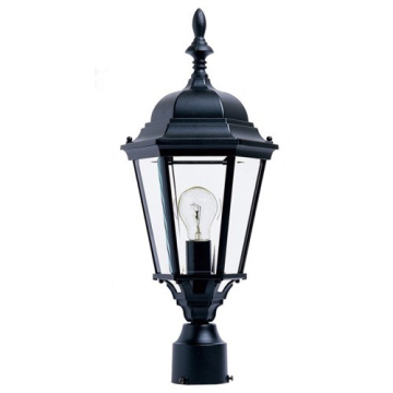 Maxim Lighting Westlake Die Cast 1-Light Outdoor Post Top Lantern - 120V - Black