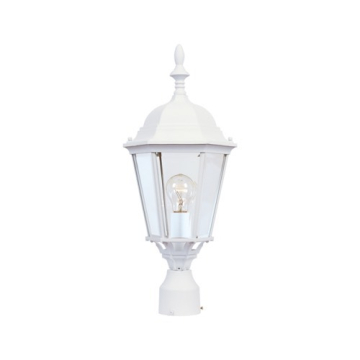 Maxim Lighting Westlake Die Cast 1-Light Outdoor Post Top Lantern - 120V - White