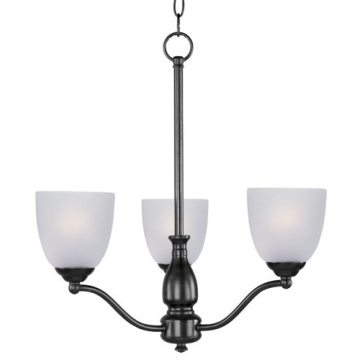 Maxim Lighting Stefan 3-Light Chandelier - 120V - Black
