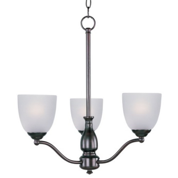 Maxim Lighting Stefan 3-Light Chandelier - 120V - Oil Rubbed Bronze