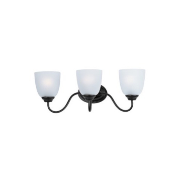 Maxim Lighting Stefan 3-Light Bath Vanity Light - 120V - Black