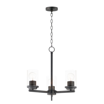 Maxim Lighting Corona 3-Light Chandelier - 120V - Black