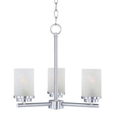 Maxim Lighting Corona 3-Light Chandelier - 120V - Satin Nickel