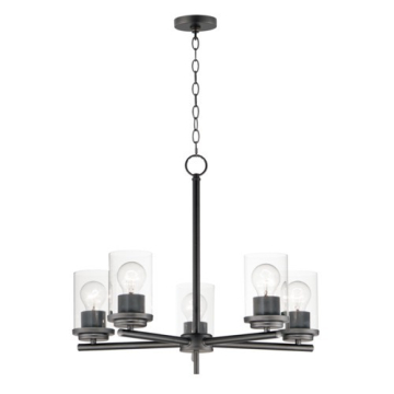 Maxim Lighting Corona 5-Light Chandelier - 120V - Black