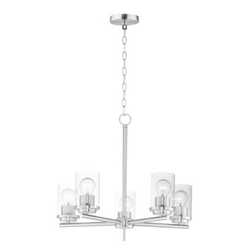 Maxim Lighting Corona 5-Light Chandelier - 120V - Satin Nickel