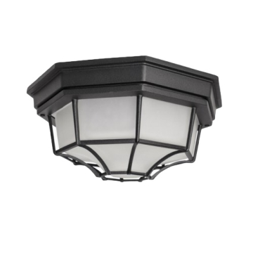 Maxim Lighting Crown Hill 2-Light Outdoor Ceiling Mount - 120V - Black
