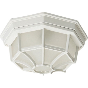 Maxim Lighting Crown Hill 2-Light Outdoor Ceiling Mount - 120V - White
