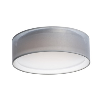 Maxim Lighting Prime 20W 16" LED Flush Mount - 3000K - 1,200 Lumens - 120V - White Organza