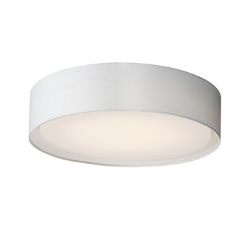 Maxim Lighting Prime 32W 20" LED Flush Mount - 3000K - 2,000 Lumens - 120V - White Linen