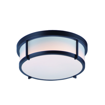 Maxim Lighting Rogue 13" LED Flush Mount - 3000K - 120-277V - Black