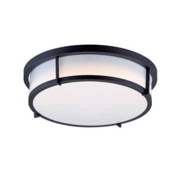 Maxim Lighting Rogue 17" LED Flush Mount - 3000K - 120V - Black