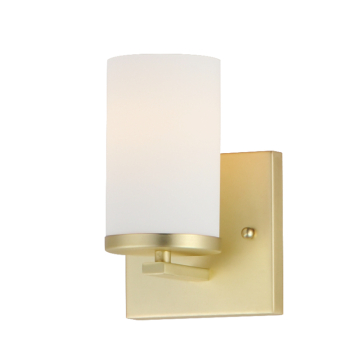Maxim Lighting Lateral 1-Light Bath Vanity Light - 120V - Satin Brass