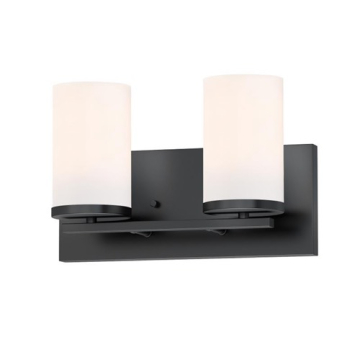Maxim Lighting Lateral 2-Light Vanity Light - 120V - Black