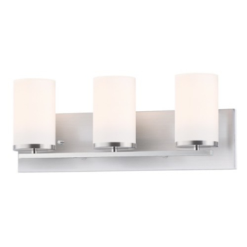 Maxim Lighting Lateral 3-Light Vanity Light - 120V - Satin Nickel