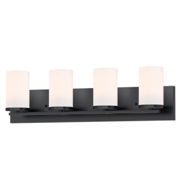 Maxim Lighting Lateral 4-Light Vanity Light - 120V - Black