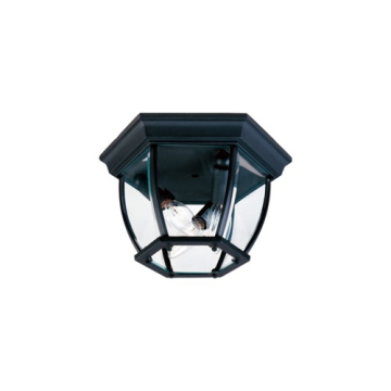Maxim Lighting Crown Hill 3-Light Outdoor Ceiling Mount - 120V - Black