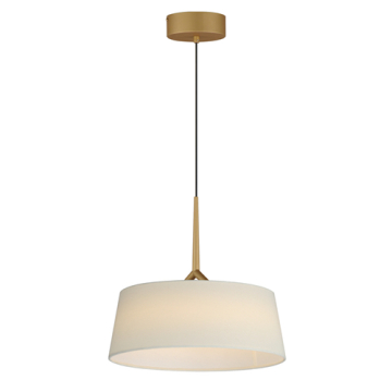 Maxim Lighting Paramount 16" LED Pendant - 120-277V - Natural Aged Brass