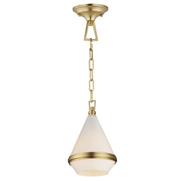 Maxim Lighting Giza 1-Light Mini Pendant - 120V - Satin Brass