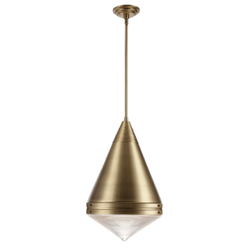 Maxim Lighting Hargreaves 1-Light Pendant - 120V - Natural Aged Brass