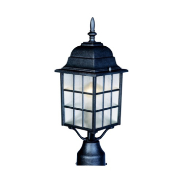 Maxim Lighting North Church 1-Light Outdoor Post Top Lantern - 120V - Black