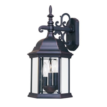 Maxim Lighting Builder Die Cast 3-Light Outdoor Wall Mount - 120V - Empire Bronze