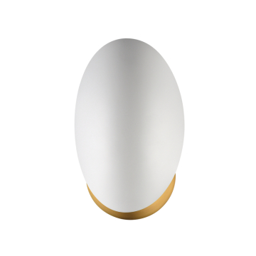Maxim Lighting Maris Wall Sconce - 120V - White / Natural Aged Brass