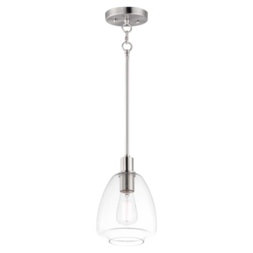 Maxim Lighting Babylon 1-Light Mini Pendant - 120V - Satin Nickel