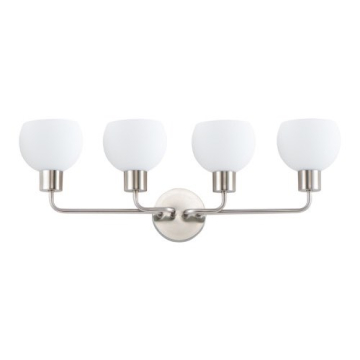 Maxim Lighting Coraline 4-Light Bath Vanity Light - 120V - Satin Nickel