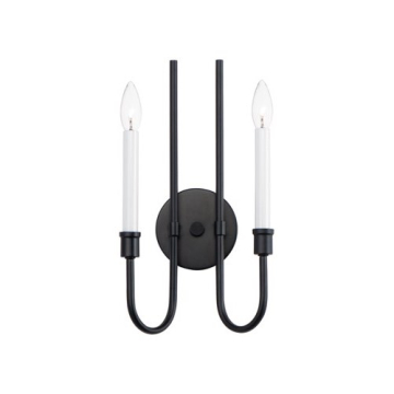 Maxim Lighting Tux 2-Light Wall Sconce - 120V - Black