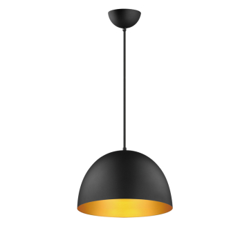 Maxim Lighting Tova 14" Pendant - 120V - Black / Gold