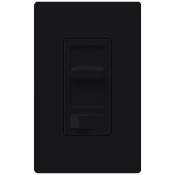 Lutron Skylark Contour Reverse-Phase ELV Dimmer for LED/INC/HAL/CFL - Black