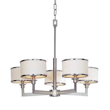 Maxim Lighting Nexus 5-Light Chandelier - 120V - Satin Nickel