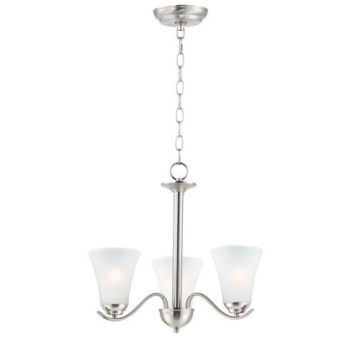 Maxim Lighting Vital 3-Light Chandelier - 120V - Satin Nickel